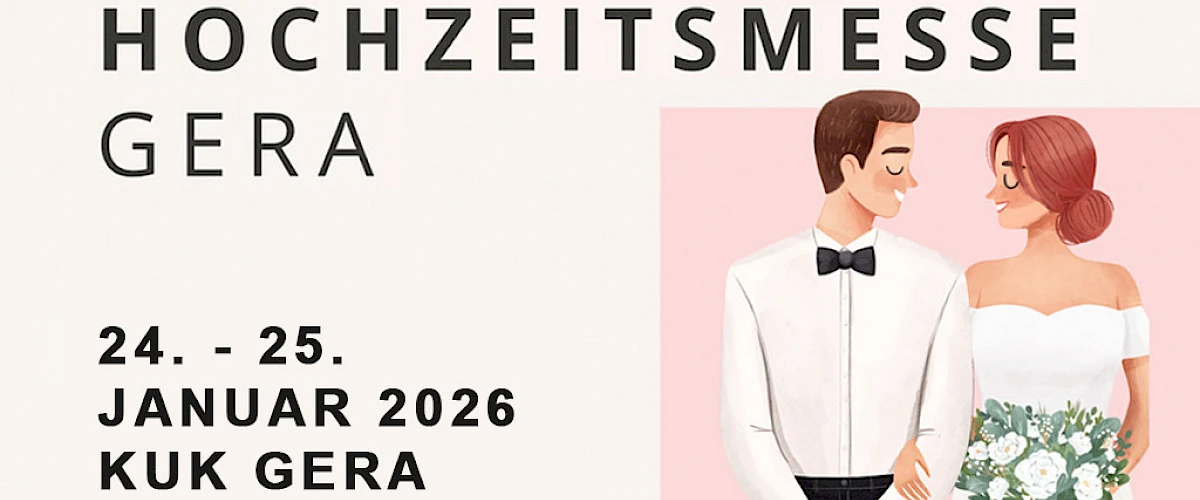 Hochzeitsmesse Gera 2026