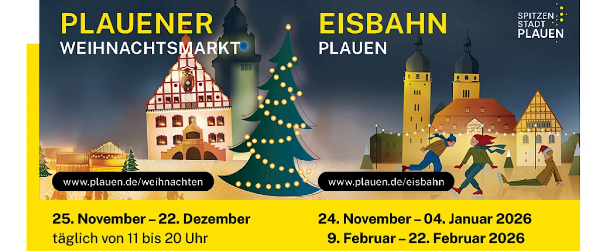 Eröffnung des Plauener Weihnachtsmarktes
