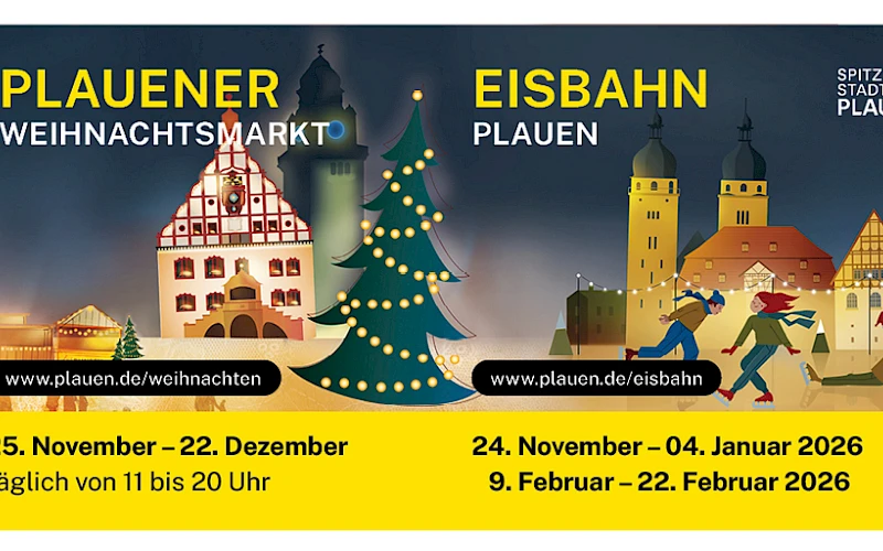 Eröffnung des Plauener Weihnachtsmarktes