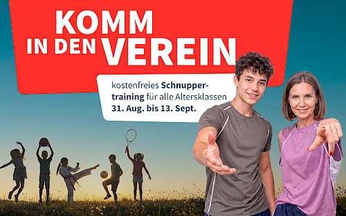 Komm in den Verein